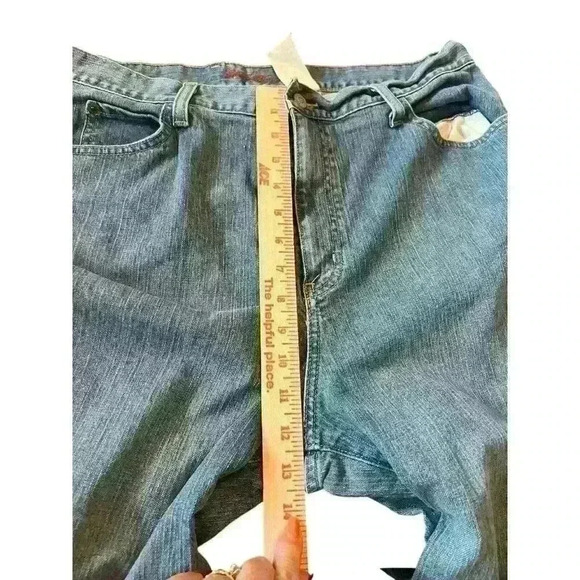 Eddie‎ Bauer Sz 16 Tall Cropped Jeans Fall Casual Work Appropriate - Picture 6 of 9